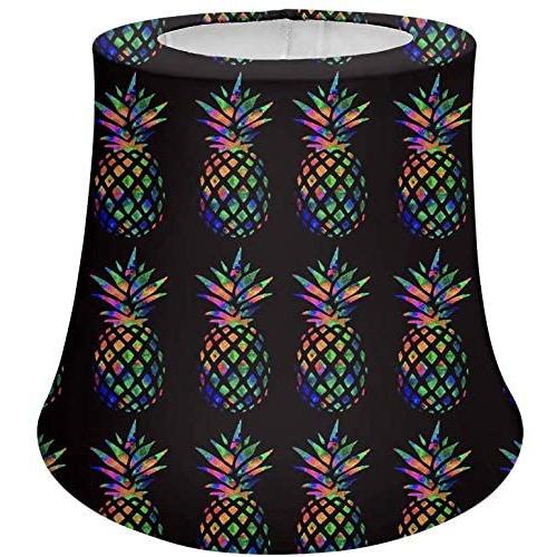 FKELYI Pineapple Tropical Design Lamp Shades for Table Lamp and Floor Light,Handmade Decor Floor Lamps Shade for Dining Room Living Room Bedroom Study Nightstand Dresser-S