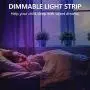 LED Strip Lights, MESUN 32.8ft 10m RGB Light Strip Kits with Remote for Room, Ceiling, Bedroom, TV, Kitchen, Desk, Color Changing Led Strip Bright SMD5050 with 3M Adhesive and Clips