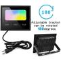 Zglon LED Flood Lights RGB Color Changing 100W Equivalent Outdoor, 20W Bluetooth Mesh Smart Floodlights RGB APP Control,Grouping，IP65 Waterproof, Timing, 2700K&16 Million Colors