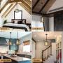 Pendant Lighting, UL Listed Cage Kitchen Light Fixtures Industrial Farmhouse Chandelier Black Gold Metal Hanging Lights E26 Modern Ceiling Light for Kitchen Island Entryway Dining Room Bedroom Foyer