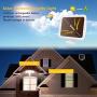 Solar Lights Outdoor, GSBLUNIE 1600LM 3 Adjustable Heads Dusk to Dawn Solar Motion Sensor Lights Outdoor,IP65 Waterproof Solar Flood Lights Outdoor Security Lights Detector for Yard,Garage,Front Door