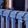 NOMA Premium Mini LED Christmas Lights | 70 Blue & Pure White String Lights | Indoor & Outdoor| 23.6-Foot Strand