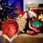 Moon Lamp Kids Night Light Galaxy 3D Star Lamp 16 Colors LED Globe Light with Wood Stand, Touch, Pat and Remote Control USB Rechargeable for Baby Girls