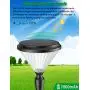 ENGREPO Solar Post Lights Outdoor, 40 Inches Solar Powered Street Lights for Lawn, Pathway, Driveway, Front/Back Door, Pack of 2