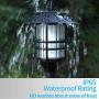 Flickering Flame Solar Pathway Flame Lights - Solar Lights Outdoor Torch Waterproof LED Metal Landscape Lights Heavy Lights Security Path Lights for Garden, Patio, Pathway, Balcony and Pool,4 Pack