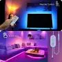 QJB Bluetooth Led Strip Lights - RGB 5050 Led Music Sync Color Changing Lights, App Controlled - for TV, Bedroom Decoration(19.68ft/6M)