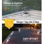 Solar Driveway Lights, APONUO Solar Dock Lights Outdoor Driveway Lighting IP67 Waterproof Outdoor Boat Dock Lamp for Driveway Stair Pathway Deck Cool White (8 Packs) Solar Driveway Lights, APONUO Solar Dock Lights Outdoor Driveway Lighting IP67 Waterproof Outdoor Boat Dock Lamp for Driveway Stair Pathway Deck Cool White (8 Packs)