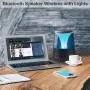 HEPA Air Purifier for Small Room with True HEPA Filter, Sleep Mode, Night Light, Bluetooth Speaker