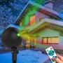 Christmas Lights Projector Laser Light Xmas Spotlight Projectors Waterproof Outdoor Landscape Spotlights for Holiday Halloween Yard Decorations