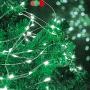 Decute 99 Feet 300 LED Cool White Fairy Christmas String Lights Dimmable with Remote Control, UL Listed Copper String Lights for Party Wedding Bedroom Christmas Tree