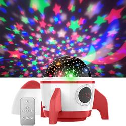 Star Night Light Projector Kids, Night Sky Projector Led Projector Lights Kids Star Projector Ceiling Led Light Bedroom Projector Gifts for 1-12 Years Old Boys and Girls Gifts for Christmas(Red)