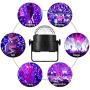 RECHING LED UV Black Light,UV Disco Ball Party Lights DJ Lights Sound Activated Strobe Light Stage Lighting for House Party Nightclub Karaoke Dance Wedding Ballroom Halloween Event (Black Light-UV)