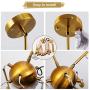 Mid Century Sputnik Chandeliers 12 Light Brushed Brass Modern Pendant Lighting Industrial Gold Bronze Vintage Ceiling Light Fixture for Kitchen Island Farm Living Room Bedroom Foyer