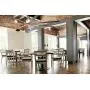 Big Air 96'' Industrial Indoor/Outdoor Ceiling Fan, 6 Speed with Remote, Silver