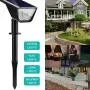 Nekteck 35 LED Solar Landscape Spotlights, IP65 Waterproof Wireless Solar Spot Lights Outdoor, 2-in-1 Solar Powered Wall Lights for Yard Garden Driveway Porch Pool Patio White Adjustable 2 Pack Nekteck 35 LED Solar Landscape Spotlights, IP65 Waterproof Wireless Solar Spot Lights Outdoor, 2-in-1 Solar Powered Wall Lights for Yard Garden Driveway Porch Pool Patio White Adjustable 2 Pack