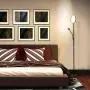 Befano Bright LED Floor Lamps for Bedrooms, Living Room with Touch Switch Intelligent Remote Control Set and 2 LED Lights, Flexibly Lamp Pole and Dimmable Tall Floor Lamp