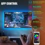 Led Strip Lights, Maylit Tv Led Backlight for 40-60 inch Tv Bluetooth Control Sync to Music, USB Bias Lighting Tv Led Lights Kit with Remote - RGB 5050 LEDs Color Lights for Room Bedroom