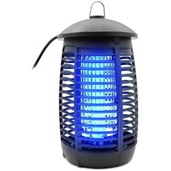 Blacklonia Bug Zapper for Outdoor and Indoor， Waterproof Insect Fly Pest Attractant Trap Mosquito Zappers Electric Mosquito Killer Lamp for Backyard, Patio, Kitchen, Office, Home (Black)