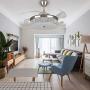 Crystal Ceiling Fan Lights LED Dimmable Chandelier Retractable Fan with Remote Mute Ceiling Fans for Dining Room/Bedroom 42 inch (Silver)