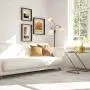 3 Light Adjustable Floor Lamp by Light Accents - Medusa 3 Light Standing Lamp - Multi Head Standing Lamp with 3 Adjustable White Fabric Reading Lamps - Lamps for Living Room (Black) 3 Light Adjustable Floor Lamp by Light Accents - Medusa 3 Light Standing Lamp - Multi Head Standing Lamp with 3 Adjustable White Fabric Reading Lamps - Lamps for Living Room (Black)