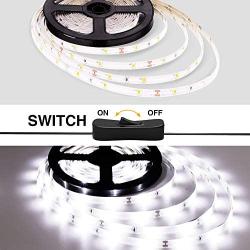 Onforu 49.2ft Waterproof LED Strip Lights, 6000K Cool White Tape Light, 15M 12V Flexible Ribbon Lights, 2835 LEDs Rope Light for Garden, Patio, Balcony, Party, Wedding, Indoor and Outdoor Decor