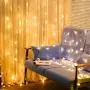 MAGGIFT 304 LED Curtain String Lights, 9.8 x 9.8 ft, 8 Modes Plug in Fairy String Light with Remote Control, Christmas, Backdrop for Indoor Outdoor Bedroom Window Wedding Party Decoration, Warm White MAGGIFT 304 LED Curtain String Lights, 9.8 x 9.8 ft, 8 Modes Plug in Fairy String Light with Remote Control, Christmas, Backdrop for Indoor Outdoor Bedroom Window Wedding Party Decoration, Warm White