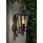 Casa Marseille Traditional Outdoor Wall Light Fixture Mediterranean Veranda Bronze Scroll 22'' Champagne Hammered Glass for Exterior House Porch Patio Deck - John Timberland