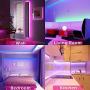 LED Strip Lights, BEACON Color Changing Rope Lights 16.4ft SMD 5050 RGB 300LEDs Light Strips with Flexible Strip Light, IP65, IR Remote Controller and 12V Power Supply for Bedroom, Decoration