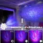 Star Projector,Delicacy 3 in 1 Galaxy Projector Starry Night Light with 14 Lighting Modes,Voice Control Rotating LED Ocean Wave Projector for Home Theatre/Kids Adults Bedroom Decoration