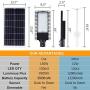 150W LED Solar Street Lights, Solar Flood Lights Outdoor Dusk to Dawn with Remote Control, 9200 Lumens Waterproof Solar Security Light for Yard, Garden, Pathway (Mounting Bracket Included)