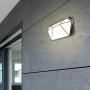 LMP Modern LED Wall Light Porch Light 12W Patio Light 3000K Cool White for Bedroom,Garden,Corridor,Stairs 4 Pack