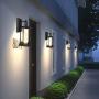 Dusk to Dawn Outdoor Wall Light, Waterproof Outdoor Wall Sconce with Crystal Bubble Glass, Outdoor Porch Lights for House/Garage/Garden, 10W, 3000K Warm White
