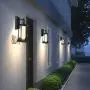 Dusk to Dawn Outdoor Wall Light, Waterproof Outdoor Wall Sconce with Crystal Bubble Glass, Outdoor Porch Lights for House/Garage/Garden, 10W, 3000K Warm White