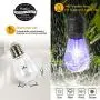 HueLiv 2-Pack 49FT Colored Outdoor String Lights, Warm White&RGB Dimmable Café LED String Light, 30+4 Impact Resistant Bulbs, Commercial Patio Light for Christmas, Holiday, 3Remote, 98FT, Upgraded HueLiv 2-Pack 49FT Colored Outdoor String Lights, Warm White&RGB Dimmable Café LED String Light, 30+4 Impact Resistant Bulbs, Commercial Patio Light for Christmas, Holiday, 3Remote, 98FT, Upgraded