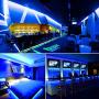 Blue LED Rope Lights Outdoor Strip Lights Waterproof Kit 39ft/12m Flexible Connectable 110V Decorative Light with 432pcs LEDs Cuttable for Garden Stairs Balcony Party.