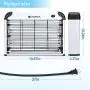 Bug Zapper, Electric Mosquito Zapper, Fly Trap for Mosquito , Fly , Moth , Wasp , Beetle & Other Pests, Indoor Insect Killer with 20W Mosquito Light Bulb for Indoor Residential & Commercial Bug Zapper, Electric Mosquito Zapper, Fly Trap for Mosquito , Fly , Moth , Wasp , Beetle & Other Pests, Indoor Insect Killer with 20W Mosquito Light Bulb for Indoor Residential & Commercial