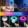 Onforu 50ft RGB LED Strip Lights, Music Synchronized Light Strip with 44 Keys Remote, Color Changing Room Lights with Timing, 5050 RGB Tape Light, DIY Multicolor Rope Light for Bedroom, TV, Party, Bar