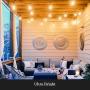 Brightech Ambience Pro - White, Waterproof LED Outdoor String Lights - Hanging 2W Vintage Edison Bulbs - 48 Ft Cafe Lights Create Bistro Ambience in Your Gazebo, Back Yard