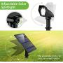 Solar Lights Outdoor, Solar Landscape Spotlights,2-in-1 Waterproof 5 LED Solar Lights Wall Lights Auto On/Off Outdoor Solar Landscaping Lights for Yard Garden Driveway Porch Walkway Pool Patio(2 Pack)