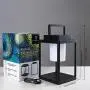 FLORNIA Outdoor Hanging Lantern Rechargeable LED Metal Patio Waterproof Light for Table Pathway Deck Yard Camping IP44