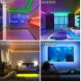 Tenmiro 65.6ft Led Strip Lights, Ultra Long RGB 5050 Color Changing LED Light Strips Kit with 44 Keys Ir Remote Led Lights for Bedroom, Kitchen, Home Decoration