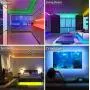 Tenmiro 65.6ft Led Strip Lights, Ultra Long RGB 5050 Color Changing LED Light Strips Kit with 44 Keys Ir Remote Led Lights for Bedroom, Kitchen, Home Decoration