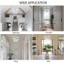 LED Modern Chandelier 4-Rings Circular Pendant Light Flush Mount Pendant Lighting for Living Room Dining Room, 6000k, Silver, by ROYAL PEARL LED Modern Chandelier 4-Rings Circular Pendant Light Flush Mount Pendant Lighting for Living Room Dining Room, 6000k, Silver, by ROYAL PEARL