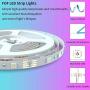 LED Strip Lights ,16.4ft RGB 5050 , IP65 Waterproof LED Tape Lights, Color Changing with Remote .for Bedroom, Living Room, TV, Bar, Outdoor, etc. (16.4ft)