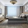 LITFAD Smoke Gray Crystal Flush-Mount Light Modern LED Bedroom Ceiling Light Modern Art Deco Chandelier Pendant Light for Dining Room Living Room Hotel - 19.5'' (50 cm) Wide