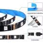 32.8ft LED Strip Lights, HitLights RGB Ultra Brighter Color Changing Led Tape Lights 5050 300 LEDs Flexible Light Strips with RF Remote, UL Power Supply for Home Room Party TV Bedroom