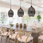 APBEAM 3D Pendant Lighting with Colorful Handcrafted Art Glass Hanging Light for Kitchen Island Dining Room Restaurant
