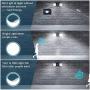 OUSFOT Solar Security Light Motion Sensor Outdoor 56 Led Solar Flood Light Dual Head Spotlights IP65 Waterproof 360 Degrees Adjustable Solar Wall Lights for Patio Front Door Yard Garden Garage Deck