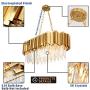 8 Light Modern Chandeliers Crystal Chandelier Flush Mount Ceiling Light Modern Ceiling Light for Dining Room, Bathroom, Bedroom, Living Room, Pool Table Light