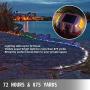 Happybuy Driveway Lights, Solar Driveway Lights, 6 LEDs Waterproof Wireless Dock Lights, 4-Pack